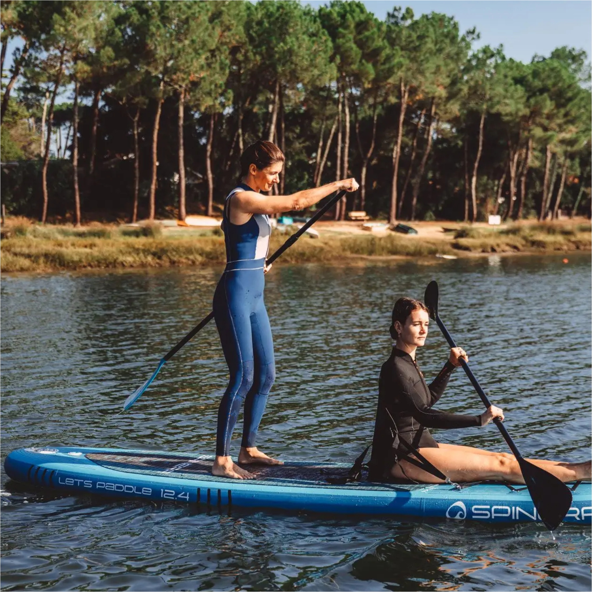 2026 Spinera Let's Paddle 12'4 ISUP-pakke Med Padle, Leash, Pumpe Og Taske SP-SUP-LP25-124